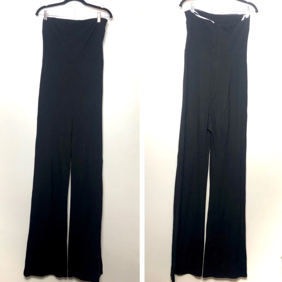 Lovers + Friends Checkmate Strapless Jumpsuit in Black - Picture 2 of 7